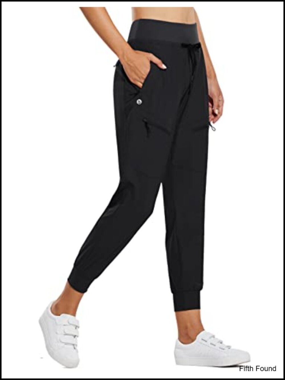 Women's Lightweight Hiking Pants Zippered Pockets Tapered Jogger UPF 50+